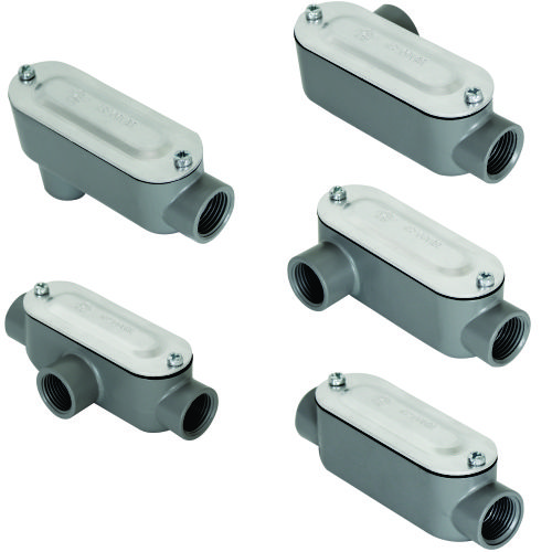 Aluminum Threaded Conduit Bodies With Stamped Cover