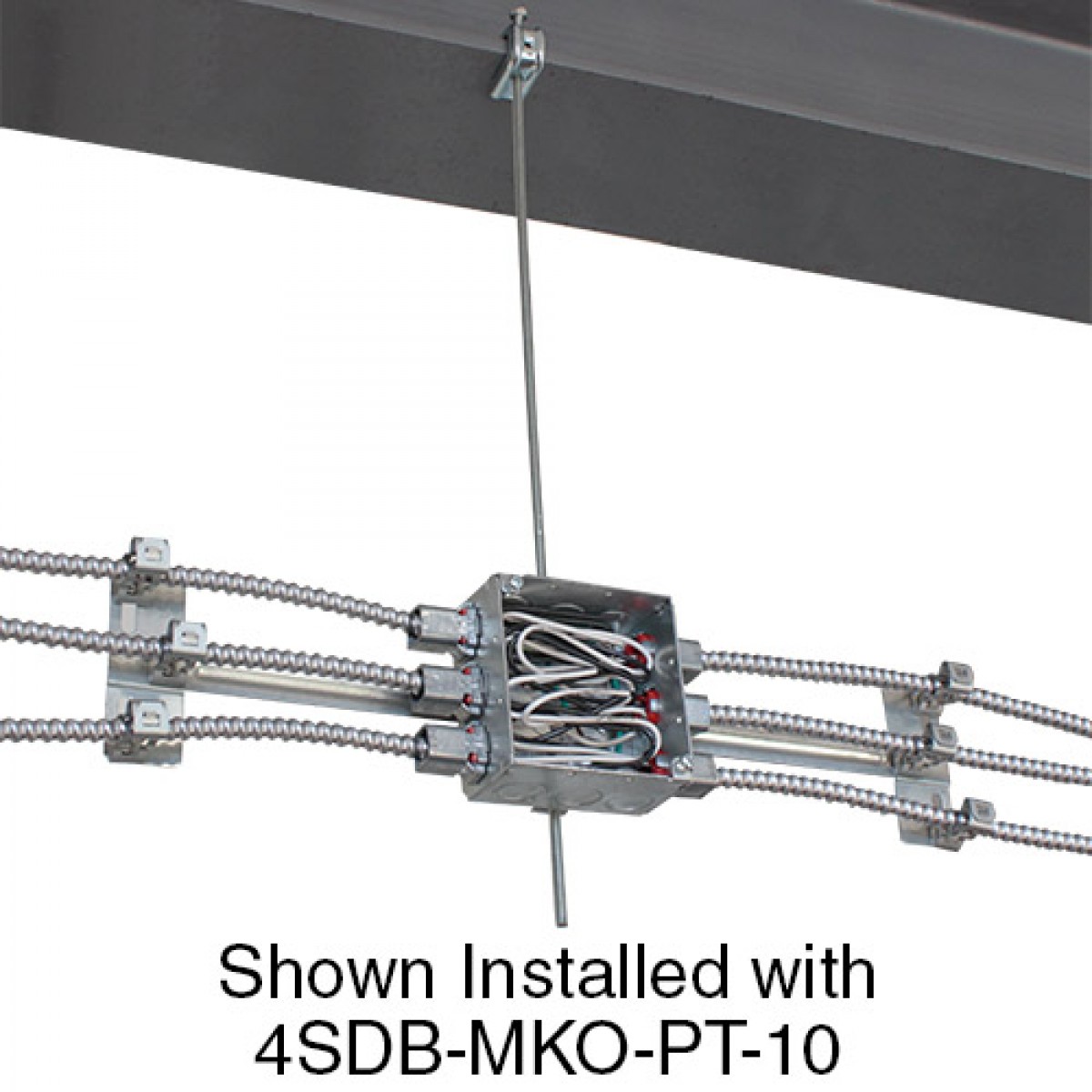 BOX/MULTI-CONDUIT TO WIRE/ROD HANGER