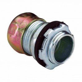 STEEL EMT CONNECTORS COMPRESSION TYPE & RAIN-TIGHT