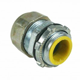 ZINC DIE-CAST EMT CONNECTORS COMPRESSION TYPE & RAIN-TIGHT INSULATED