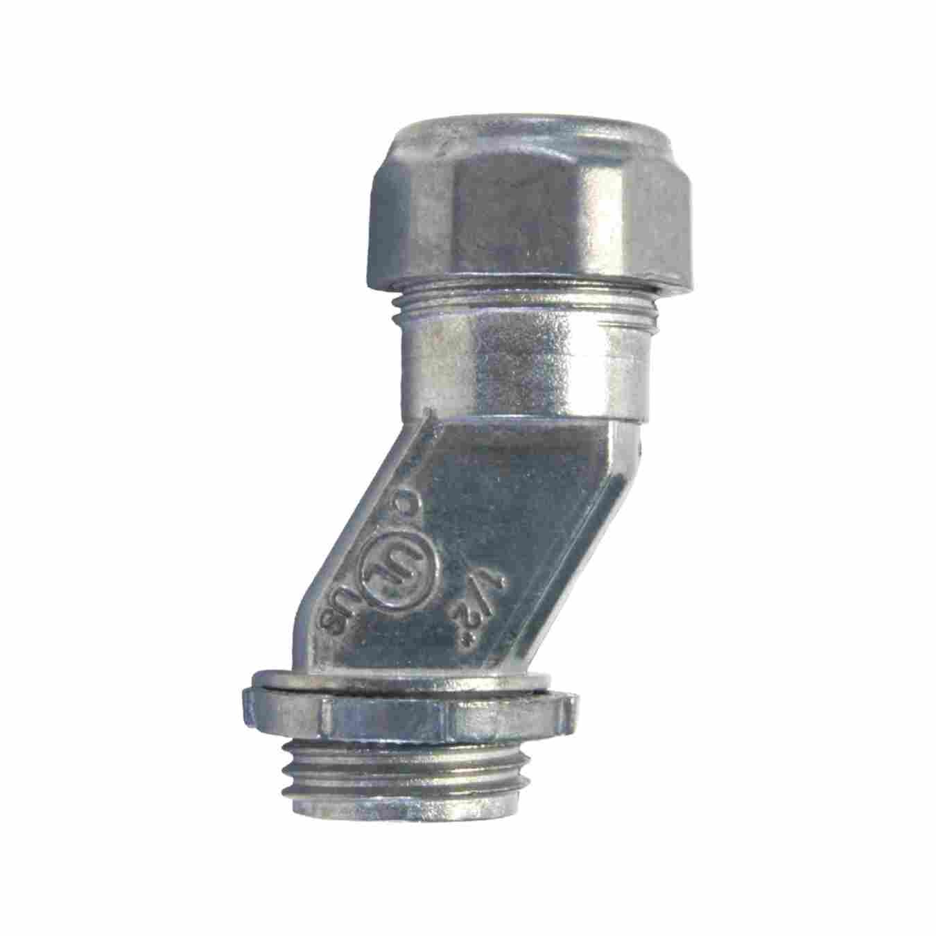 ZINC DIE-CAST EMT OFFSET CONNECTORS COMPRESSION TYPE