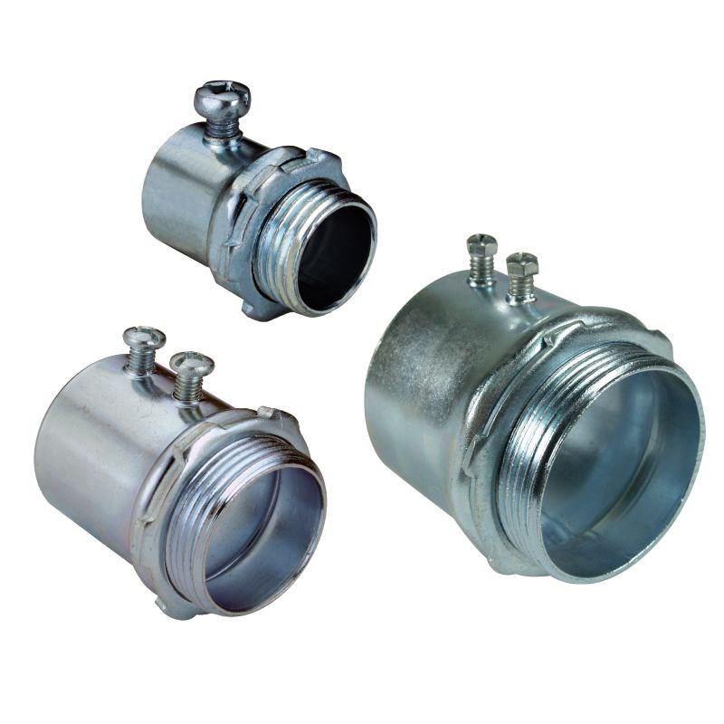STEEL EMT CONNECTORS SET-SCREW TYPE