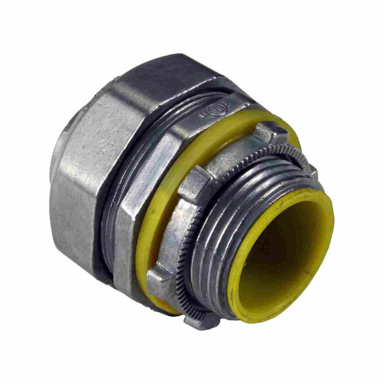 ZINC DIE-CAST LIQUID TIGHT CONN. STRAIGHT INSULATED THROAT