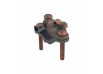 BRONZE DIRECT BURIAL ARMORED GROUND CLAMP - BRONZE SCREW