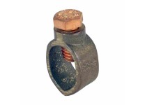 BRONZE DIRECT BURIAL GROUND ROD CLAMPS - BRONZE SCREW