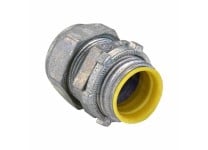ZINC DIE-CAST EMT CONNECTORS COMPRESSION TYPE INSULATED
