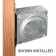 FIXTURE RING INSTALLED BOX ON WALL STUD