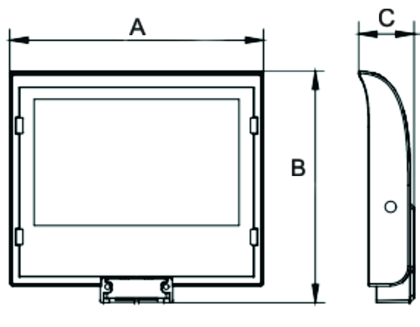LFL11-150W Line Drawing LFL11-150W Line Drawing