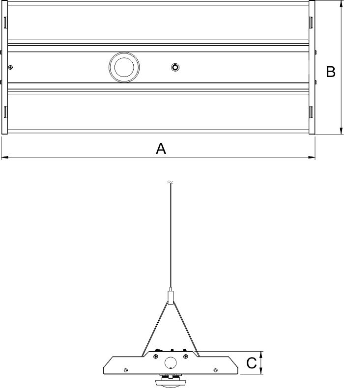 LLHB2-FL Line Drawing LLHB2-FL Line Drawing