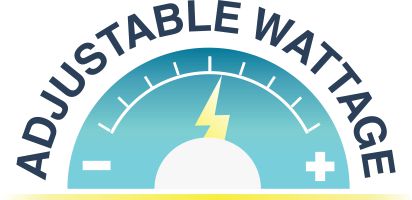 Adjustable Wattage Logo