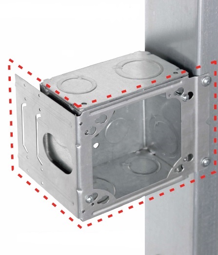 BMA-4 installed on stud BMA-4 installed on stud